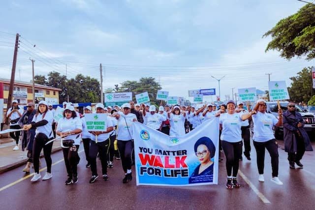 Oborevwori’s Wife Launches Fitness Drive