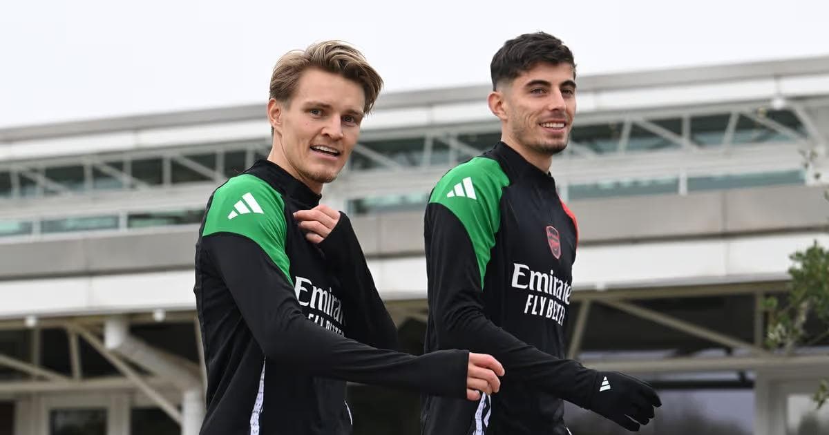 Odegaard and Havertz