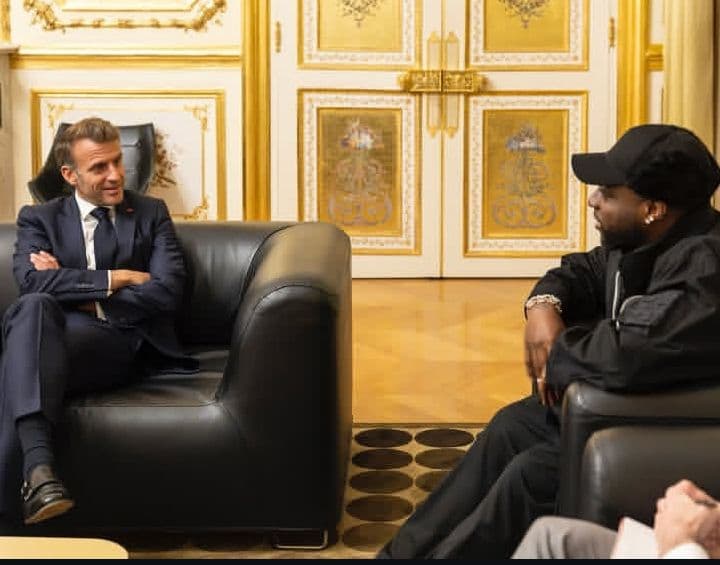 Davido, Macron, Nigeria-France