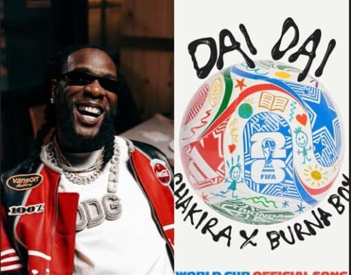 Burna Boy Joins Shakira FIFA World Cup